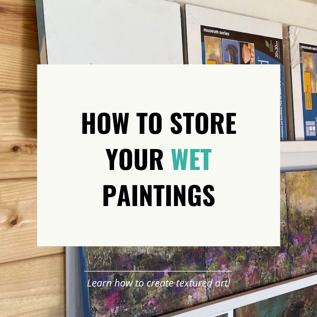 Effective solutions for storing wet artwork