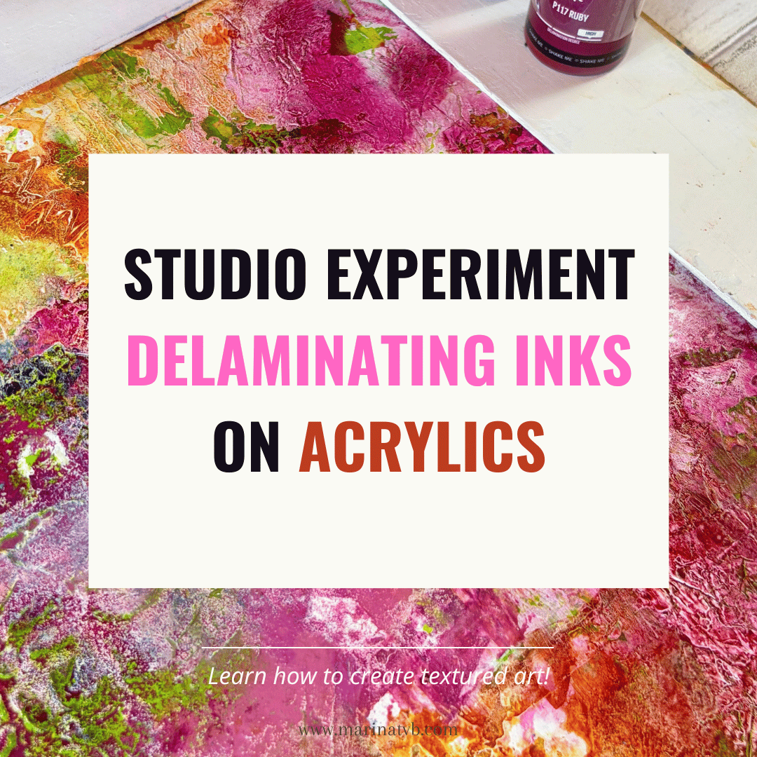 Can You Use Delaminating Inks on an Acrylic Background?